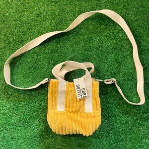NWT Yellow Urban Outfitters Mini Purse W/ Cross Body Strap